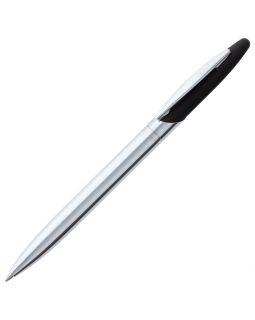 Ручка шариковая Dagger Soft Touch, черная-foto2