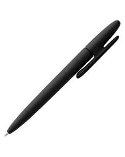 Ручка шариковая Prodir DS5 TRR-P Soft Touch, черная-foto4