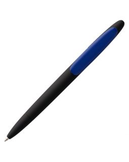 Ручка шариковая Prodir DS5 TRR-P Soft Touch, черная с синим-foto5