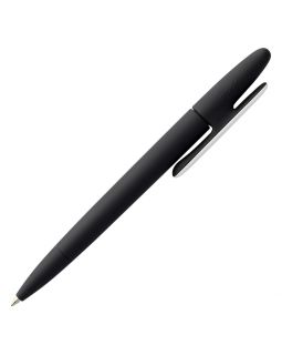 Ручка шариковая Prodir DS5 TRR-P Soft Touch, черная с белым-foto4