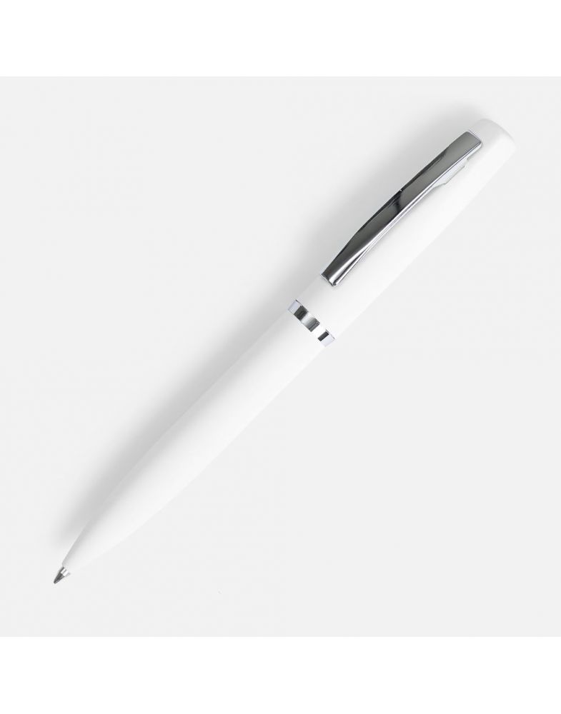 Ручка шариковая Bolt Soft Touch, белая