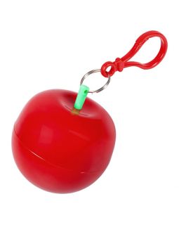 Дождевик в футляре «Фрукт», красное яблоко