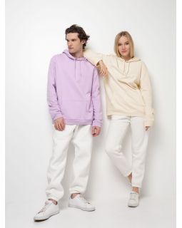 Толстовка с капюшоном унисекс Hoodie, светло-желтая-foto7