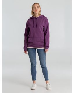 Толстовка с капюшоном унисекс Hoodie, фиолетовый меланж-foto11