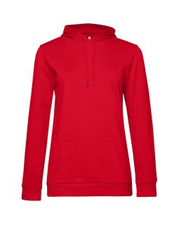 Толстовка с капюшоном женская Hoodie, красная