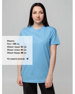 Футболка унисекс T-bolka 140, голубая-foto11