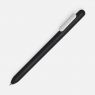 Ручка шариковая Swiper Soft Touch, черная с белым