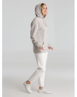 Толстовка с капюшоном унисекс Hoodie, дымчато-серая-foto4