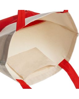 Холщовая сумка Shopaholic, красная-foto5