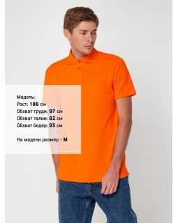 Рубашка поло мужская Virma Light, оранжевая-foto7