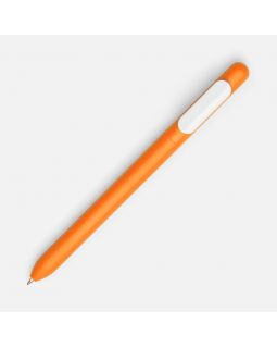 Ручка шариковая Swiper Soft Touch, неоново-оранжевая с белым-foto13