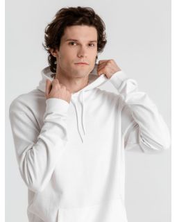 Толстовка с капюшоном унисекс Hoodie, белая-foto10