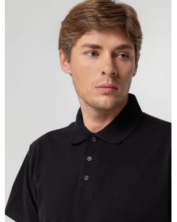 Рубашка поло мужская Spring 210, черная-foto14