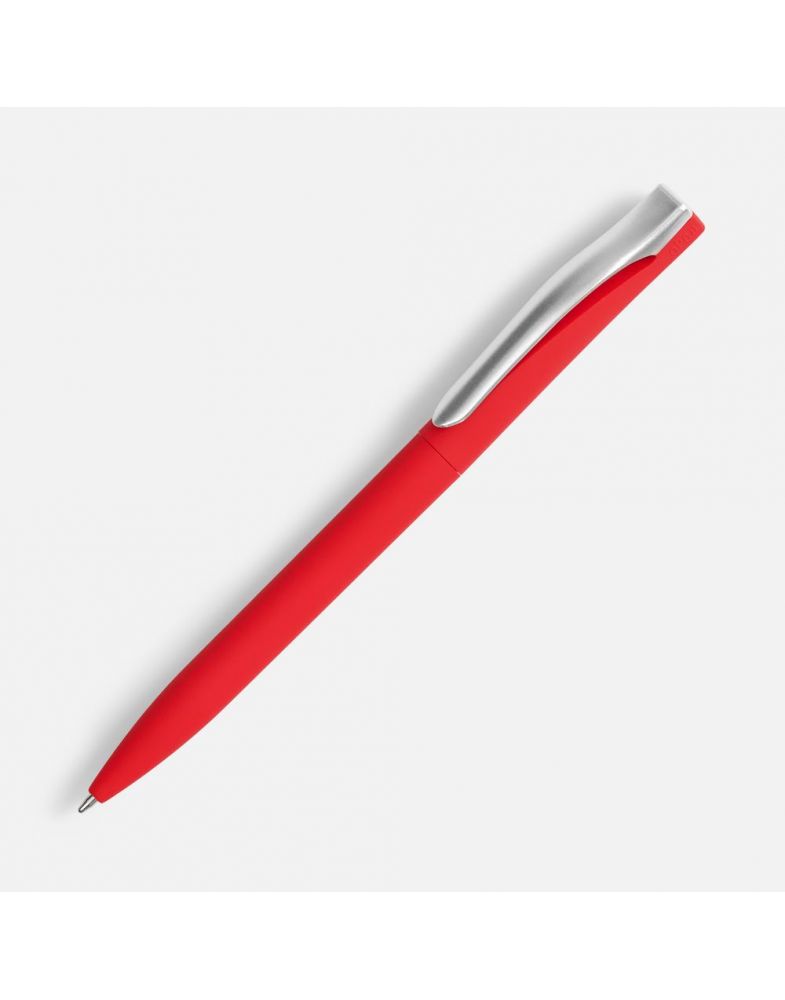 Ручка шариковая Pin Soft Touch, красная