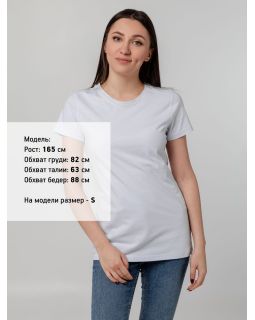 Футболка женская T-bolka Stretch Lady, белая-foto11