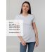 Футболка женская T-bolka Stretch Lady, белая