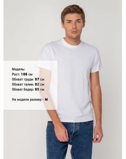 Футболка мужская T-bolka Stretch, белая-foto10