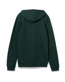 Толстовка с капюшоном унисекс Hoodie, темно-зеленый меланж-foto15