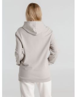 Толстовка с капюшоном унисекс Hoodie, дымчато-серая-foto6