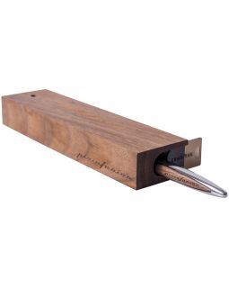 Шариковая ручка Cambiano Shiny Chrome Walnut-foto5