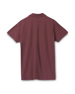 Рубашка поло мужская Spring 210, бордовая-foto9