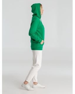 Толстовка с капюшоном унисекс Hoodie, зеленая-foto10