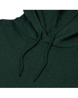 Толстовка с капюшоном унисекс Hoodie, темно-зеленый меланж-foto14