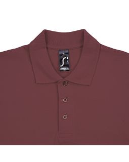 Рубашка поло мужская Spring 210, бордовая-foto10