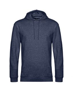 Толстовка с капюшоном унисекс Hoodie, синий меланж-foto13