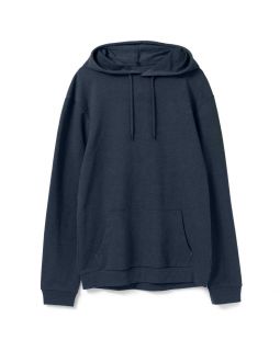 Толстовка с капюшоном унисекс Hoodie, синий меланж