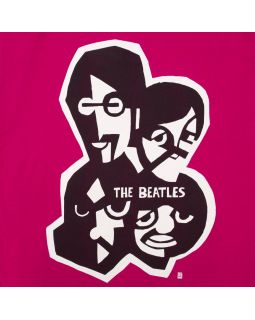 Футболка женская «Меламед. The Beatles», ярко-розовая (фуксия)-foto4