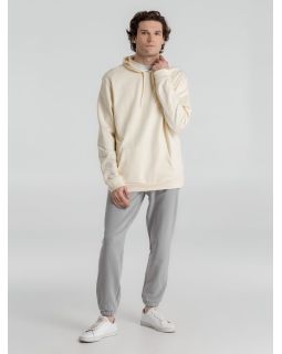 Толстовка с капюшоном унисекс Hoodie, светло-желтая-foto5