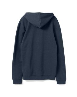 Толстовка с капюшоном унисекс Hoodie, синий меланж-foto17