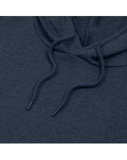Толстовка с капюшоном унисекс Hoodie, синий меланж-foto16
