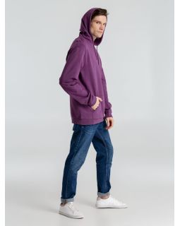 Толстовка с капюшоном унисекс Hoodie, фиолетовый меланж-foto8