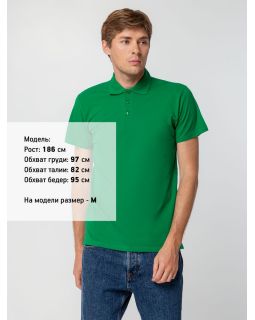 Рубашка поло мужская Spring 210, ярко-зеленая-foto11