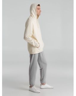 Толстовка с капюшоном унисекс Hoodie, светло-желтая-foto4