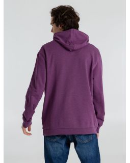 Толстовка с капюшоном унисекс Hoodie, фиолетовый меланж-foto6