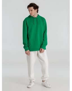 Толстовка с капюшоном унисекс Hoodie, зеленая-foto6