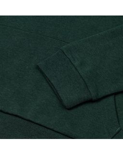 Толстовка с капюшоном унисекс Hoodie, темно-зеленый меланж-foto13
