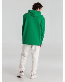 Толстовка с капюшоном унисекс Hoodie, зеленая-foto4