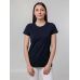 Футболка женская T-bolka Stretch Lady, темно-синяя (navy)
