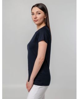 Футболка женская T-bolka Stretch Lady, темно-синяя (navy)-foto11