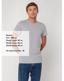 Футболка мужская T-bolka Stretch, серый меланж-foto9