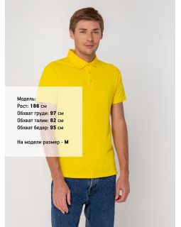 Рубашка поло мужская Virma Light, желтая-foto13