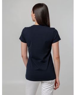 Футболка женская T-bolka Stretch Lady, темно-синяя (navy)-foto10