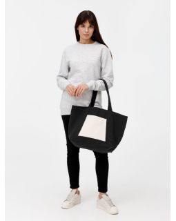 Шопер Shophop, черный с неокрашенным-foto3