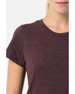 Футболка женская Regent Fit Women, бордовый меланж-foto10
