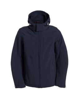 Куртка мужская Hooded Softshell темно-синяя