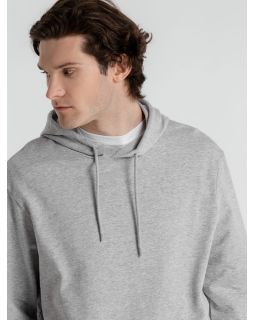 Толстовка с капюшоном унисекс Hoodie, серый меланж-foto11